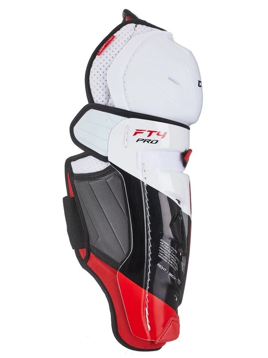 CCM JetSpeed FT4 Pro Junior Shin Guards 2 CCM JetSpeed FT4 Pro Junior Shin Guards - Image 2